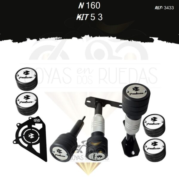 N 160 kit protector piñon Spools Sliders eje