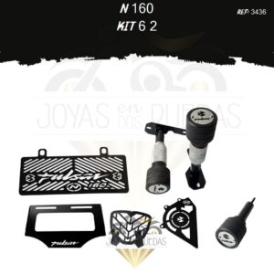 N 160 kit protector farola protector piñon slider exosto