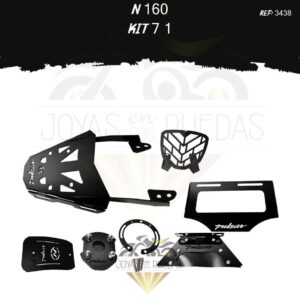 N 160 kit protector farola parrilla monoshock