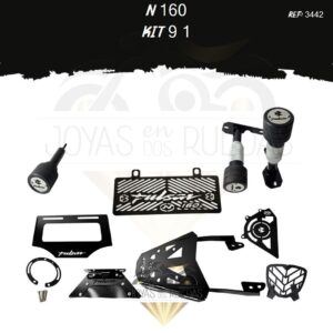 N 160 kit protector piñon slider exosto monoshock