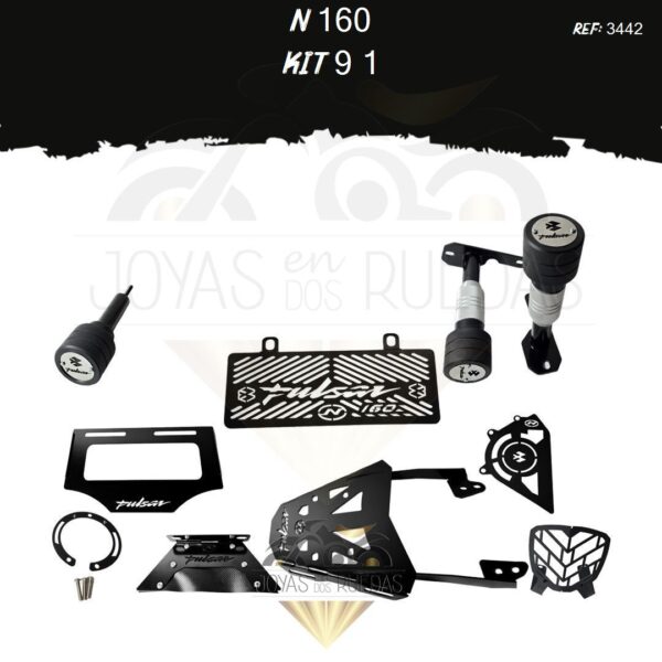 N 160 kit protector piñon slider exosto monoshock