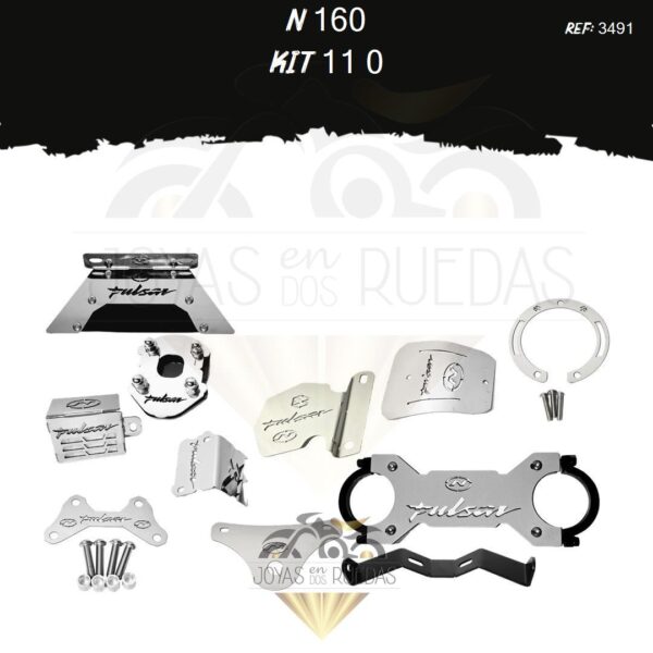 N 160 kit mordaza lujo tapa tanque acutrax T