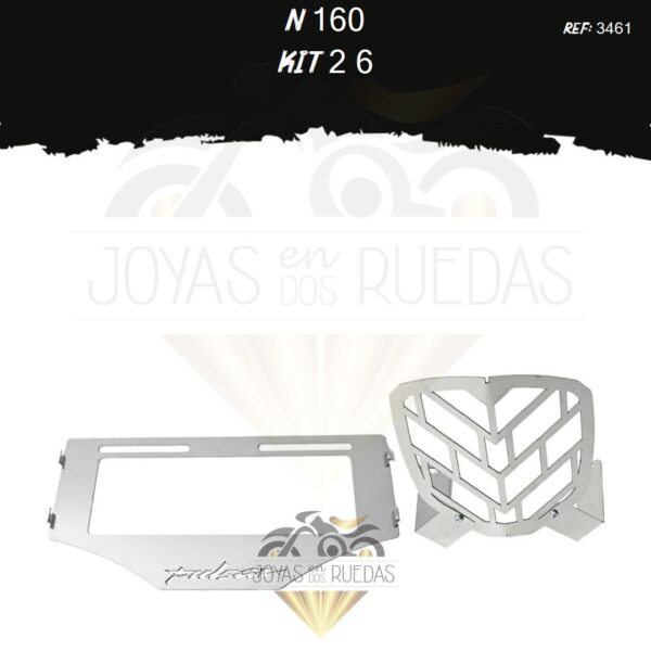 N 160 kit protector farola porta placa