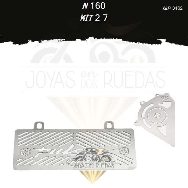 N 160 kit protector radiador protector piñon