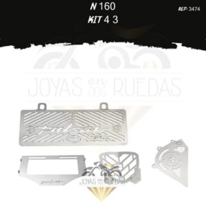 N 160 kit protector piñon protector radiador