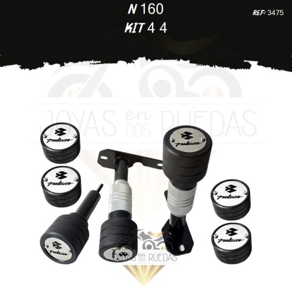 N 160 kit slider exosto Spools Sliders eje sliders