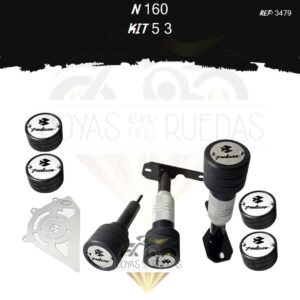 N 160 kit slider exosto protector piñon sliders