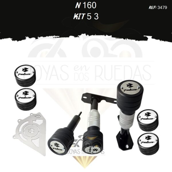N 160 kit slider exosto protector piñon sliders