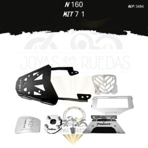 N 160 kit protector farola parrilla monoshock