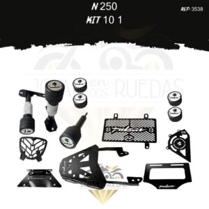 N 250 kit monoshock Spools Sliders eje protector piñon