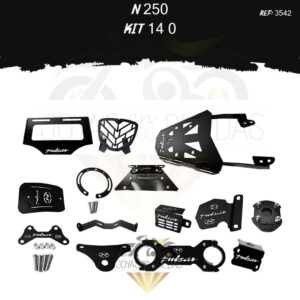 N 250 kit antimartilleo N parrilla protector farola