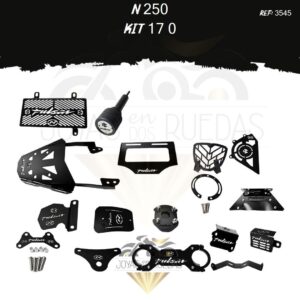 N 250 kit lujo guardabarro protector bomba delantera