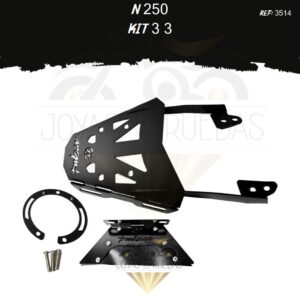 N 250 kit lujo tapa tanque monoshock parrilla