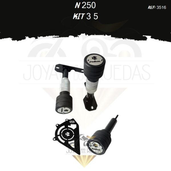 N 250 kit protector piñon slider exosto sliders