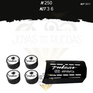 N 250 kit protector exosto 7t Spools Sliders eje