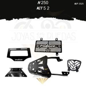 N 250 kit monoshock parrilla protector radiador