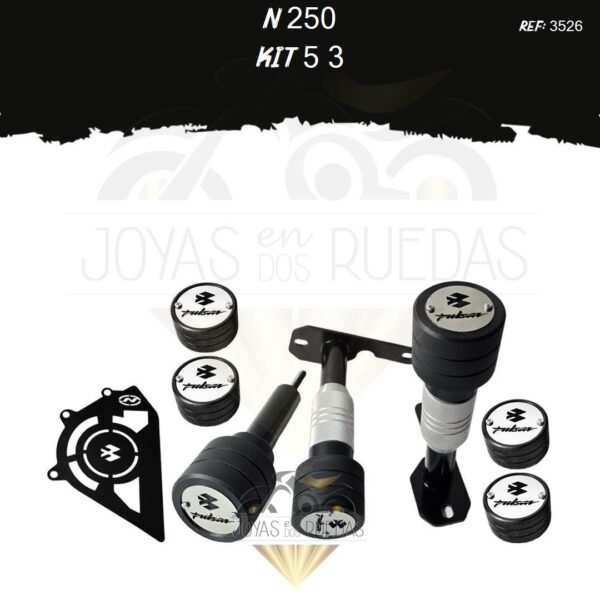 N 250 kit sliders slider exosto protector piñon