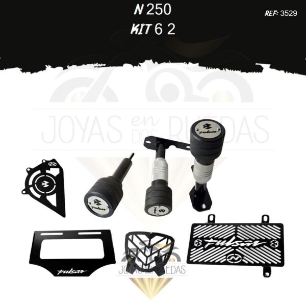 N 250 kit protector piñon slider exosto sliders