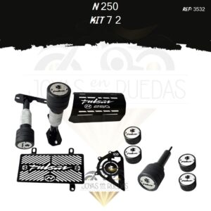 N 250 kit Spools Sliders eje protector piñon