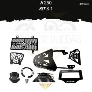 N 250 kit protector piñon lujo pata gato monoshock