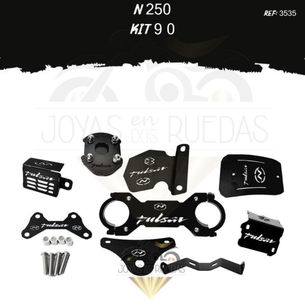N 250 kit lujo guardabarro protector bomba delantera