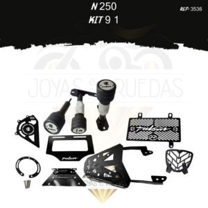 N 250 kit protector piñon slider exosto monoshock