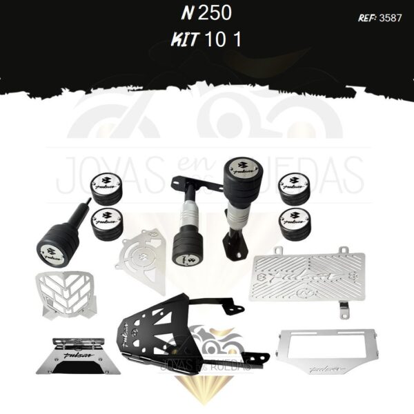 N 250 kit monoshock Spools Sliders eje protector piñon