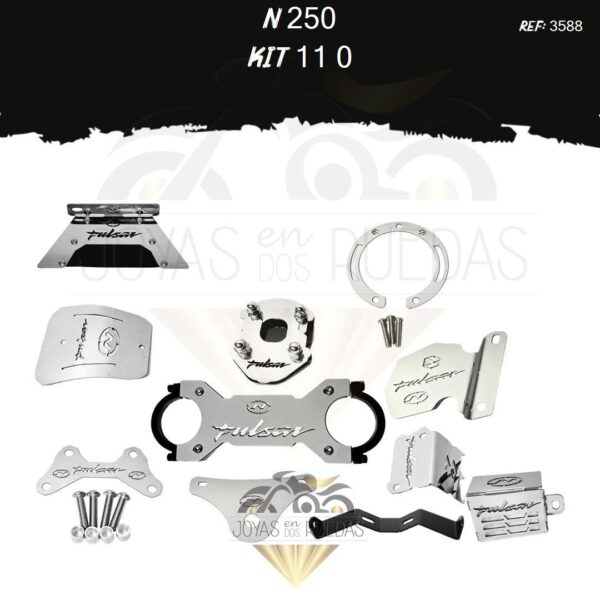 N 250 kit lujo pata gato lujo tapa tanque