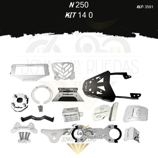 N 250 kit protector farola antimartilleo N parrilla
