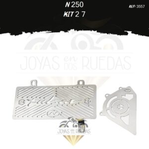 N 250 kit protector radiador protector piñon