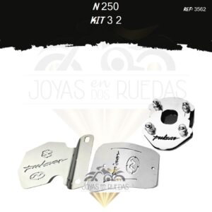N 250 kit mordaza lujo pata gato lujo guardabarro