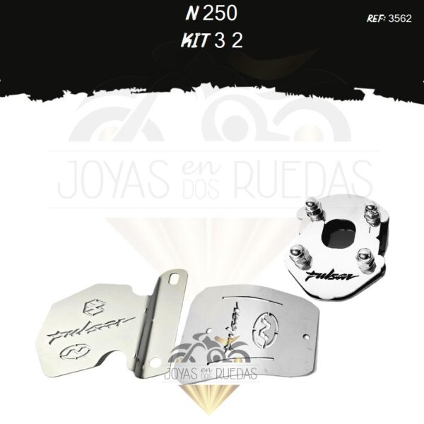 N 250 kit mordaza lujo pata gato lujo guardabarro