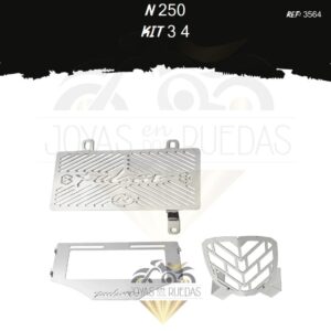 N 250 kit protector radiador protector farola