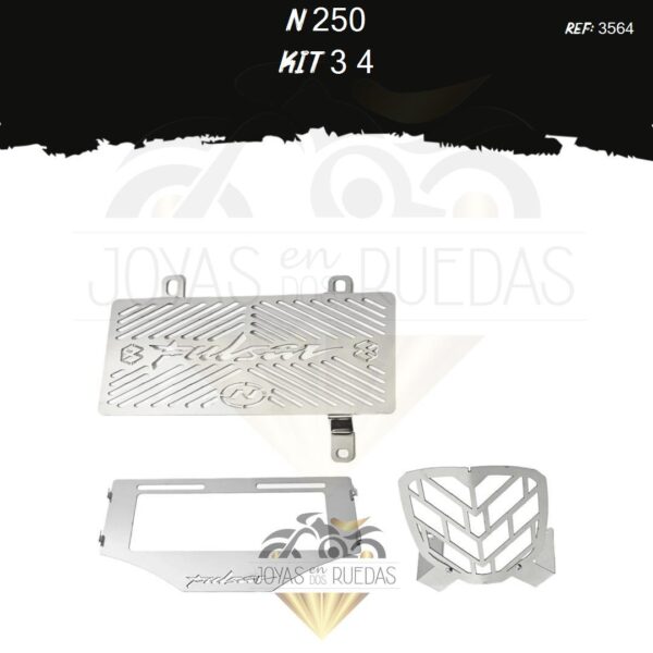 N 250 kit protector radiador protector farola