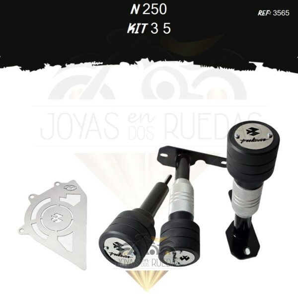 N 250 kit protector piñon slider exosto sliders