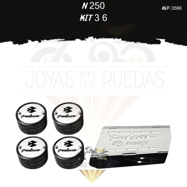 N 250 kit Spools Sliders eje protector exosto 7t