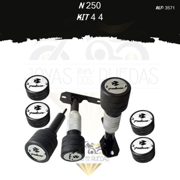N 250 kit slider exosto Spools Sliders eje sliders