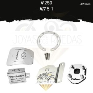 N 250 kit lujo guardabarro protector bomba trasera
