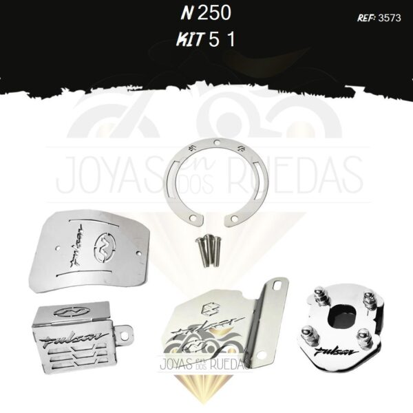 N 250 kit lujo guardabarro protector bomba trasera