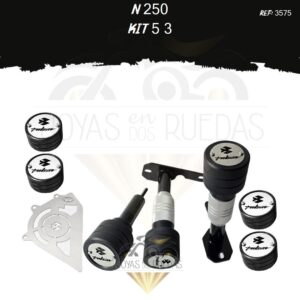 N 250 kit sliders slider exosto protector piñon