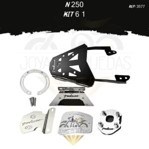 N 250 kit mordaza lujo tapa tanque lujo guardabarro