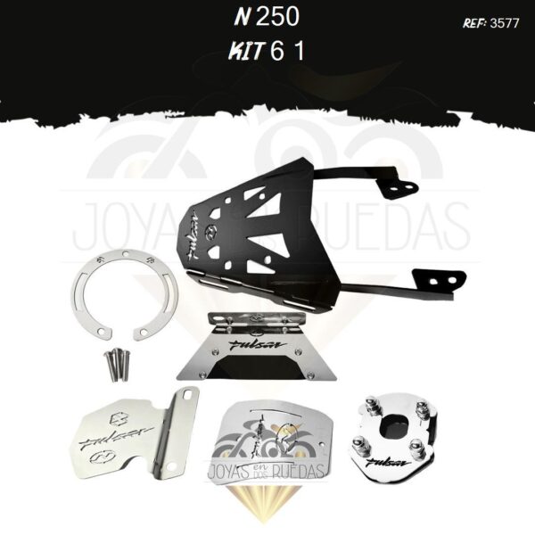 N 250 kit mordaza lujo tapa tanque lujo guardabarro