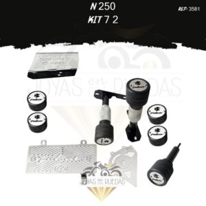 N 250 kit Spools Sliders eje protector piñon