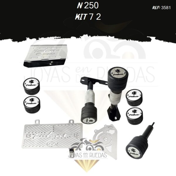 N 250 kit Spools Sliders eje protector piñon