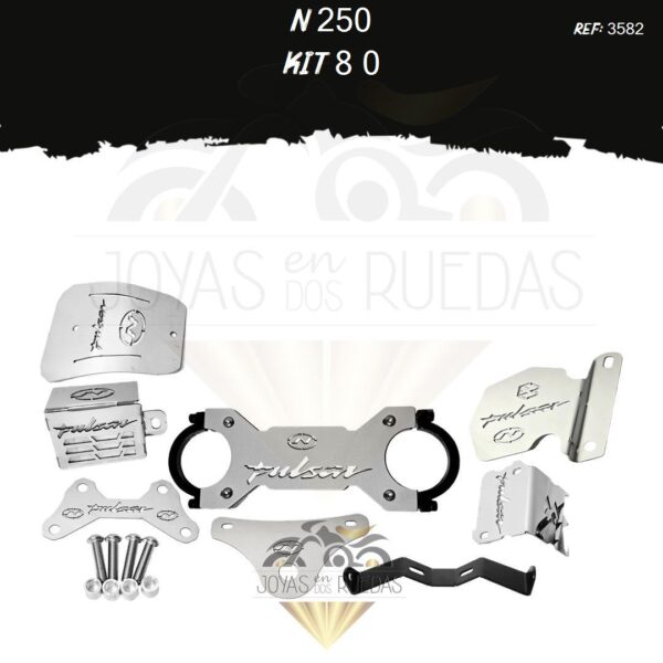 N 250 kit lujo guardabarro protector bomba delantera