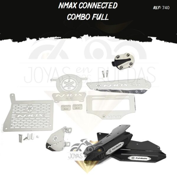 Nmax Connected kit sliders lujo pata gato radiador t19