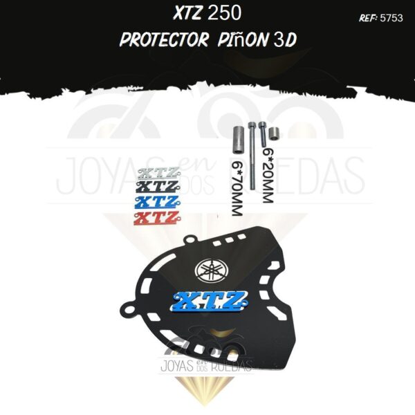 accesorio XTZ 250 protector piñon 3D