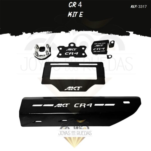 CR 4 kit lujo pata gato protector exosto 7t mordaza