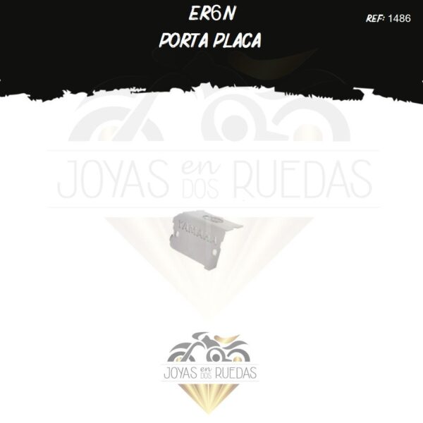 motos ER6N portaplaca
