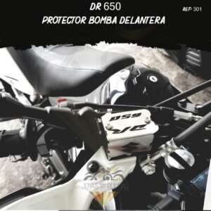 motos DR 650 protector bomba delantera